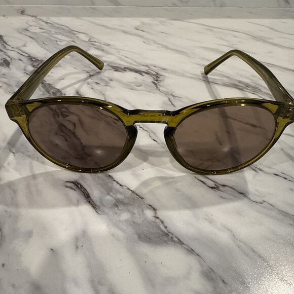 SUNGLASSES H&M 1044667 Yellow Clear Frame - Picture 1 of 5